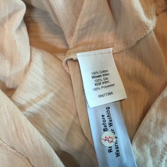 NWT. J Crew Cream Tank Women’s XXS with Ruffles - Picture 7 of 9